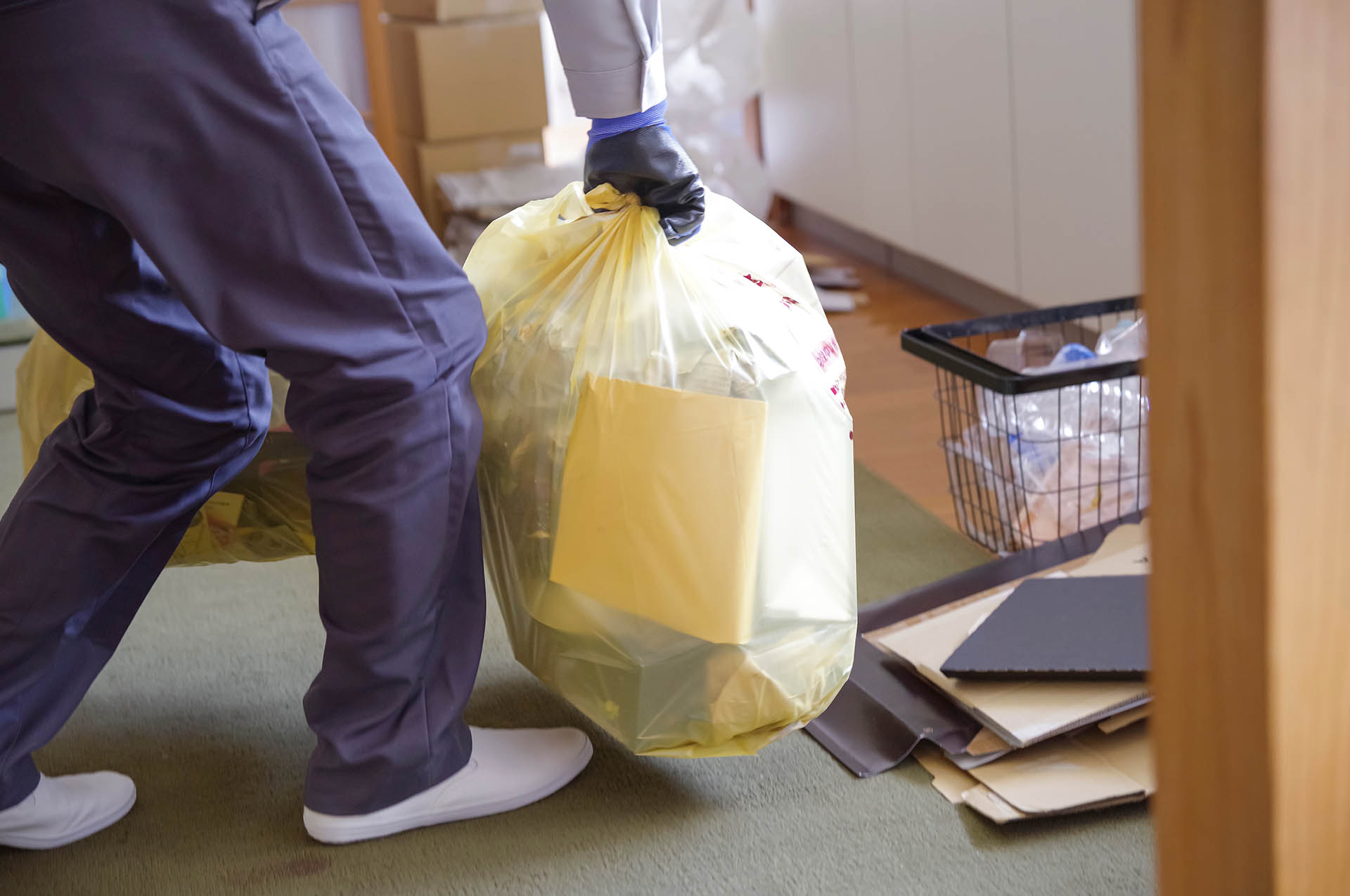 空き家の片付け、不用品整理